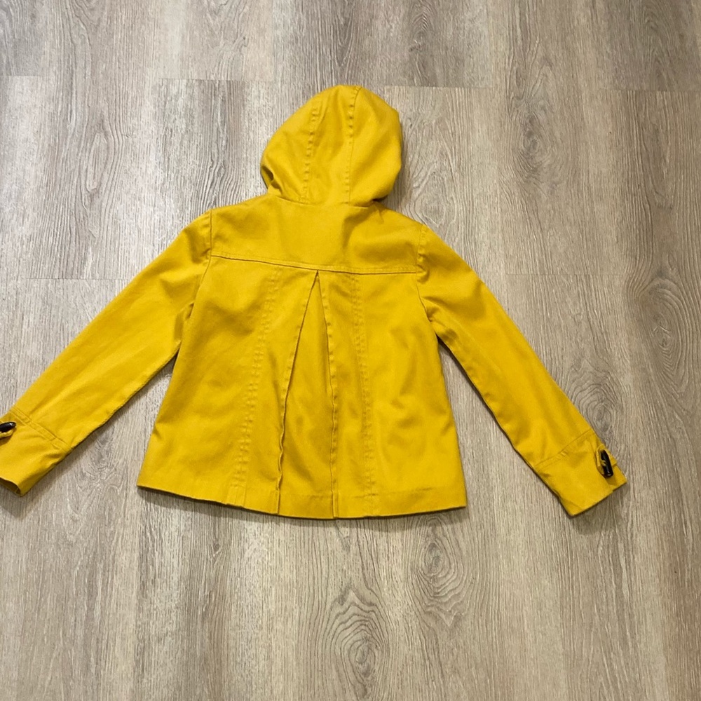 Banana Republic Yellow Hooded Toggle Jacket - Picture 5 of 13